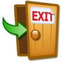Exit, Log Off Icon PNG images