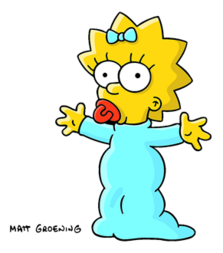 Photo Maggie Simpson PNG PNG images