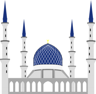 Mosque Blue White PNG images