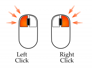 Vector Mouse Left Click Icon PNG images