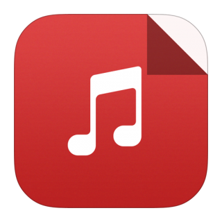 Red Square Mp3 Icon PNG images