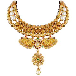 Gold Necklace For Women PNG images