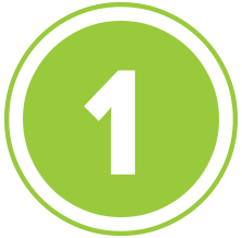 Green Number 1 Png Image PNG images