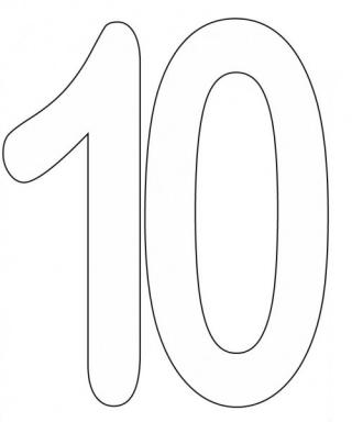 Icon Number 10 Hd PNG images
