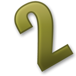Pictures Number 2 Two Icon PNG images