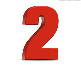 Number 2 Two Png Simple PNG images
