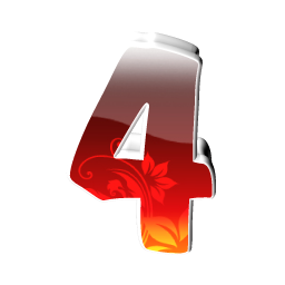 Number 4 Png Vector PNG images