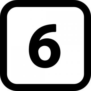 Windows Number 6 For Icons PNG images