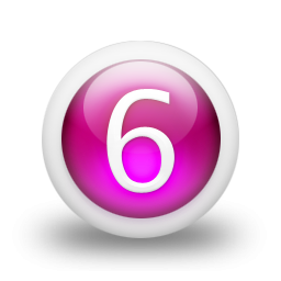 Number 6 .ico PNG images