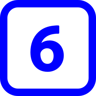 Svg Number 6 Icon PNG images