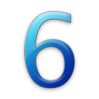 Library Icon Number 6 PNG images