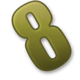 Icon Vector Number 8 PNG images