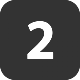 Number 2 Two Icon PNG images