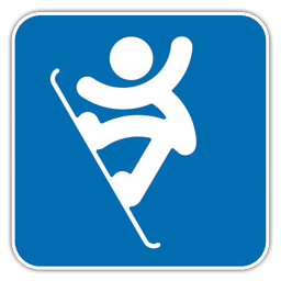 Olympic Snowboard Icon PNG images
