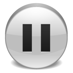 Silver Pause Icon PNG images