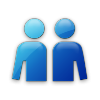 Person Blue Save Icon Format PNG images
