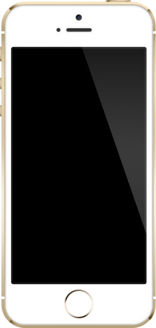 White IPhone Png Black Screen Picture PNG images