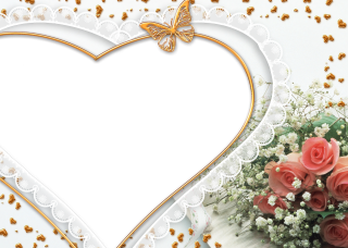 Heart Photo Frame Png PNG images