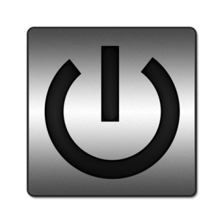 Gray Power Button Icon PNG images