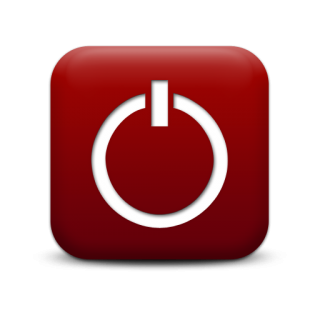 Red Power Button Icon PNG images
