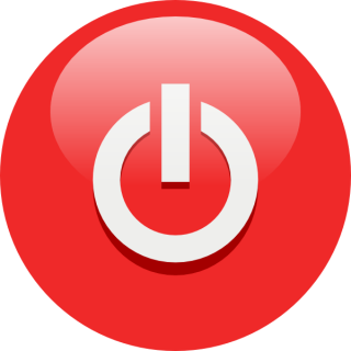 Red Power Button Symbol Icon PNG images