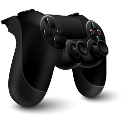 Black 3d Ps4 Controller Icon Png PNG images