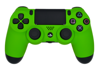 Matte Lime Green PS4 Controller Png PNG images