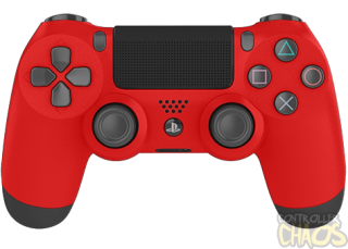 Playstation, Red PS4 Modded Controller PNG images