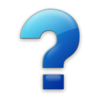 Blue Question Mark Symbol Icon PNG images
