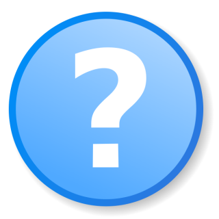 Support, Talk, Blue Question Mark Icon PNG images