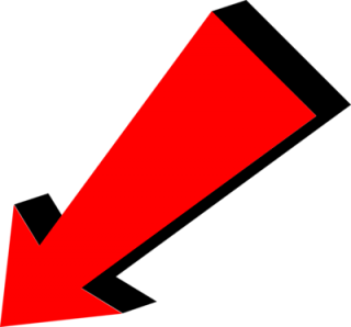 Left Bottom Red Arrow Png PNG images