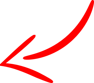 Red Arrow Left Curved Png PNG images