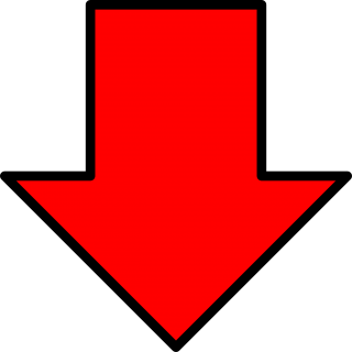 Red Arrow Down Png PNG images