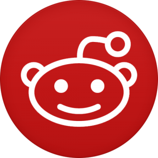 Red Circle Reddit Icon PNG images