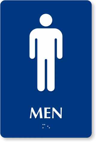 Men Restroom Sign Icon PNG images