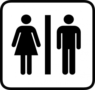 Restroom Black And White Icon Png PNG images