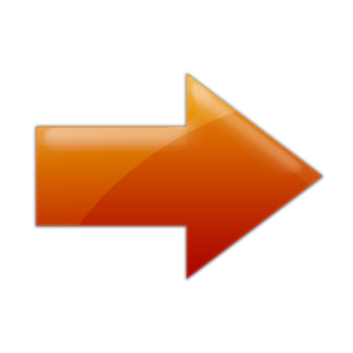 Orange Right Arrow Icon PNG images