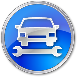 Car Repair Blue Icon | Points Of Interest PNG images