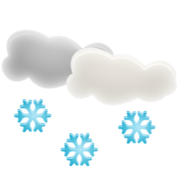 Cloud With Snowflake Icon PNG images