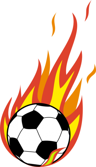 Flaming Soccer Ball Png PNG images