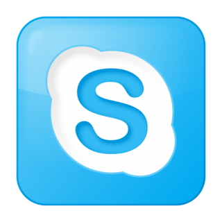 Social Skype Box Blue Icon | Social Bookmark Iconset | YOOtheme PNG images