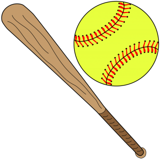 Softball With Bat Png PNG images