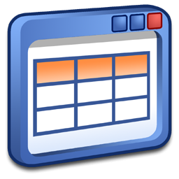 Windows Table Icon PNG images