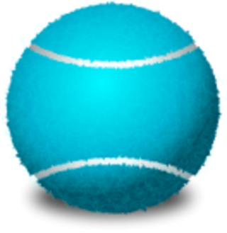 Blue Tennis Ball Racket PNG PNG images