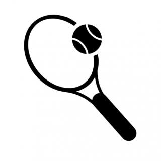 Tennis Vector Drawing PNG images
