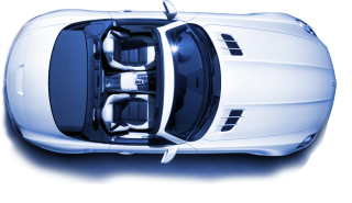 White Mercedes Benz Top Car Png PNG images