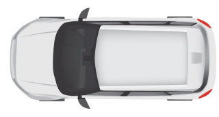 White Modern Car Top View PNG images