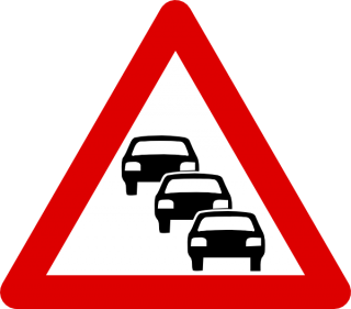 Car, Heavy Traffic, Sign, Traffic Icon PNG images