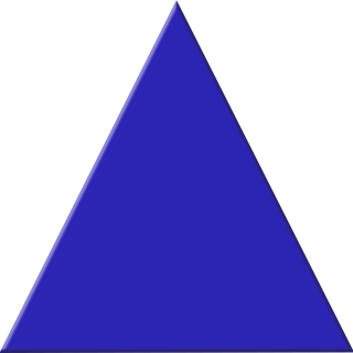 Blue Triangle PNG images