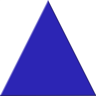 Blue Triangle Png PNG images